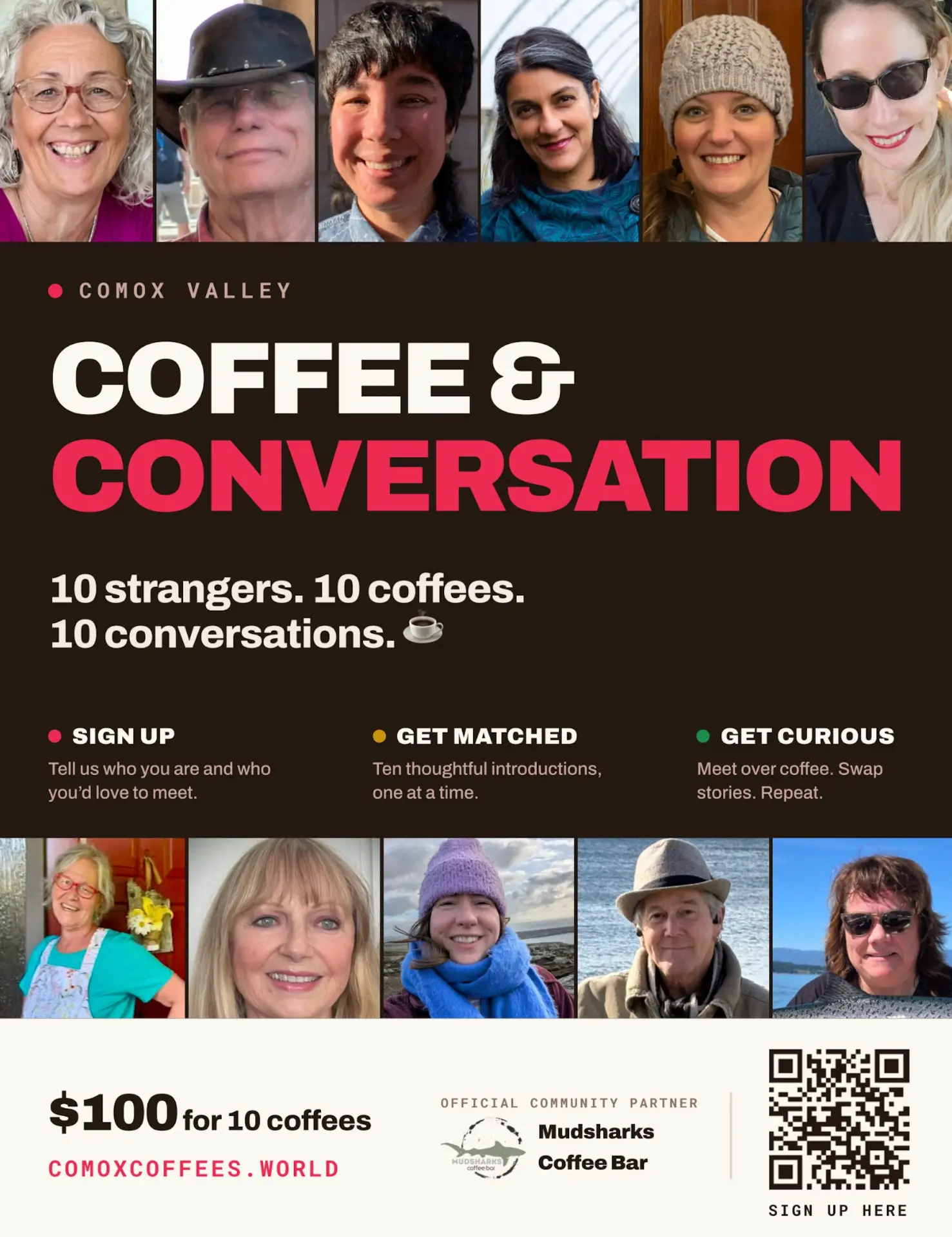 Comox Coffees Coffee & Conversation poster
